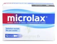 Microlax Sorbitol Citrate Et Laurilsulfoacetate De Sodium S Rect En Récipient Unidose 12récip-unidoses-can/5ml à ALBERTVILLE