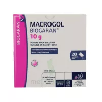 Macrogol Biogaran 10 G, Poudre Pour Solution Buvable En Sachet-dose à ALBERTVILLE
