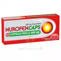 Nurofencaps 400 Mg Caps Molle Plq/10 à ALBERTVILLE