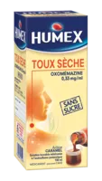 Humex 0,33 Mg/ml Solution Buvable Toux Sèche Oxomemazine Sans Sucre édulcorée à L'acésulfame Potassique Fl/150ml à ALBERTVILLE